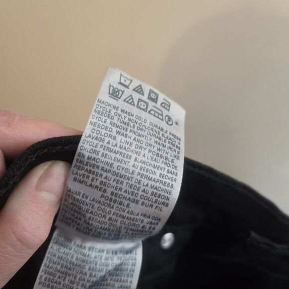 Levi's 515 Boot Cut Jeans Women Size 10 Dark Black 33X30 Mid RiseSOLD ON EB - Picture 10 of 13